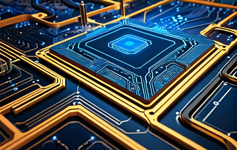 **Prompt 1:** A close-up, abstract architectural blueprint of a microchip, where intricate circuit patterns are formed by flowing lines of code. The design is precise and complex, glowing with digital energy, illustrating the concept of Hardware Description Languages (HDL) as the "invisible architects" sculpting silicon with logic. The background subtly suggests a vast, interconnected digital world. High detail, futuristic, concept art, digital design, abstract beauty, cinematic lighting.