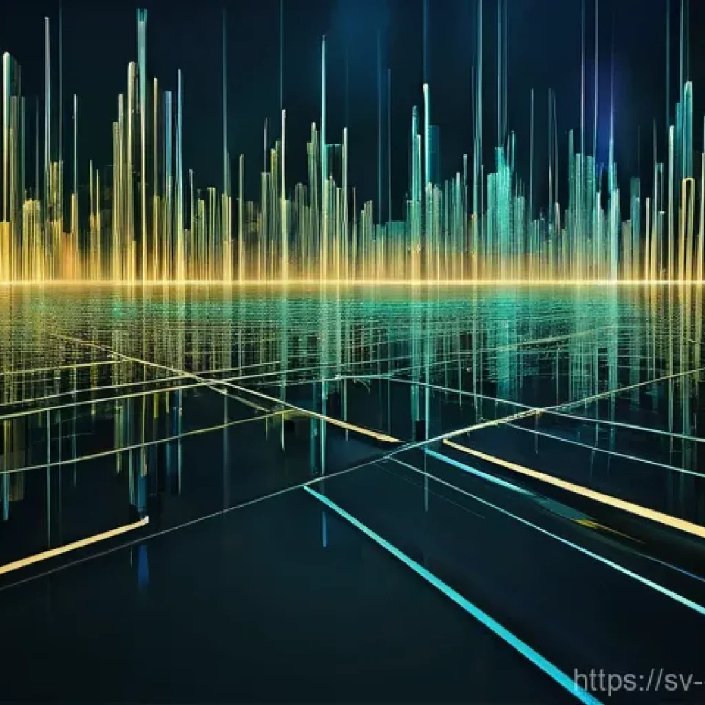 AI와 빅데이터 결합 - **AI Refining Raw Data**
    "A visually stunning digital art piece depicting Big Data as a vast, sh...