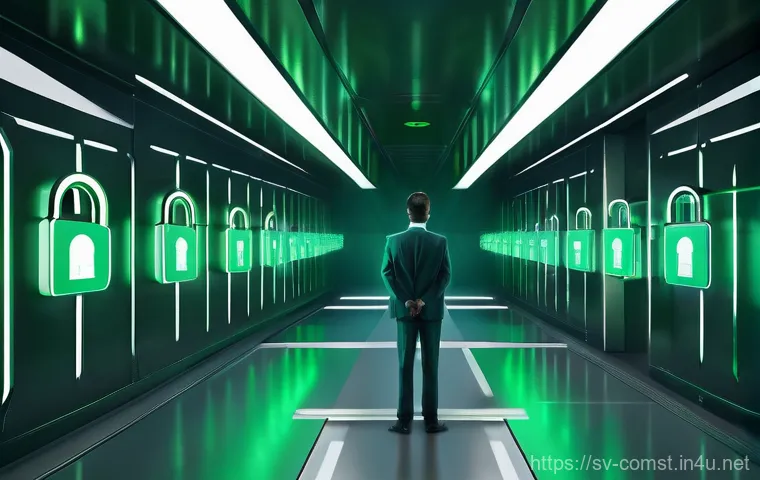 HTTP HTTPS 프로토콜 - **Prompt 1 (Illustrating HTTP Vulnerability):**
    "A dimly lit, vintage-style digital street scene...