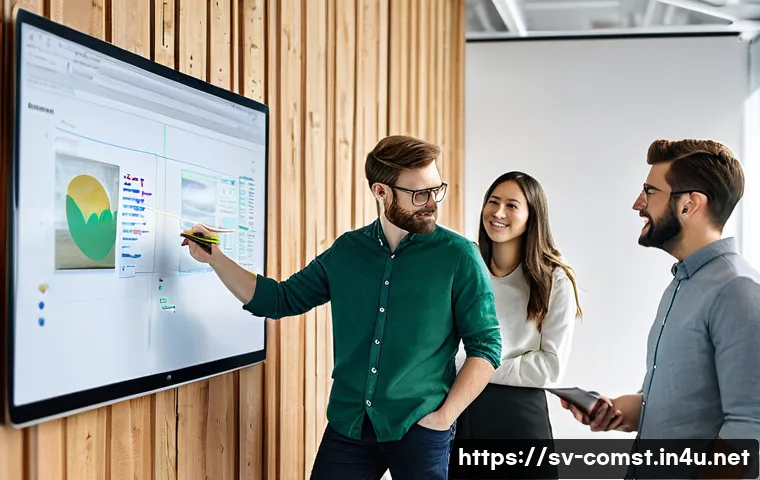 소프트웨어 공학 - **Prompt:** "A diverse group of five software engineers, casually yet professionally dressed, collab...