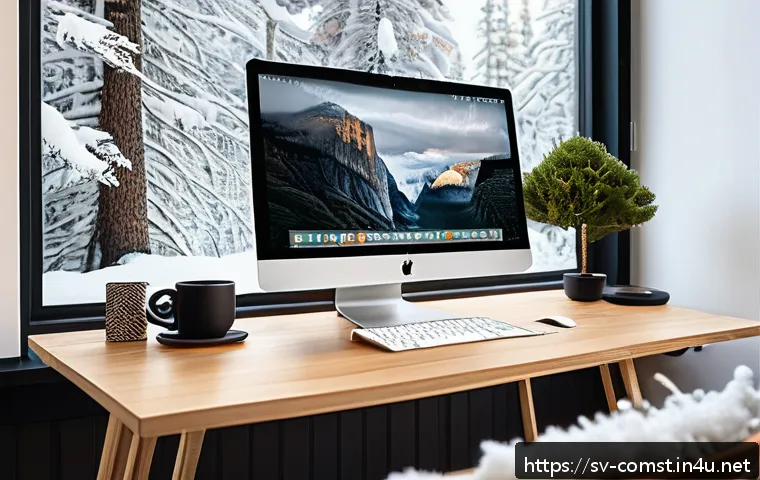 파이썬 데이터 분석 - A modern Scandinavian home office setup focused on data science: a sleek wooden desk with a large wi...