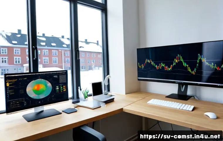 Home 30 고급 알고리즘 분석 - Photorealistic advanced algorithm analysis scene in a bright Scandinavian research office, Swedish d...